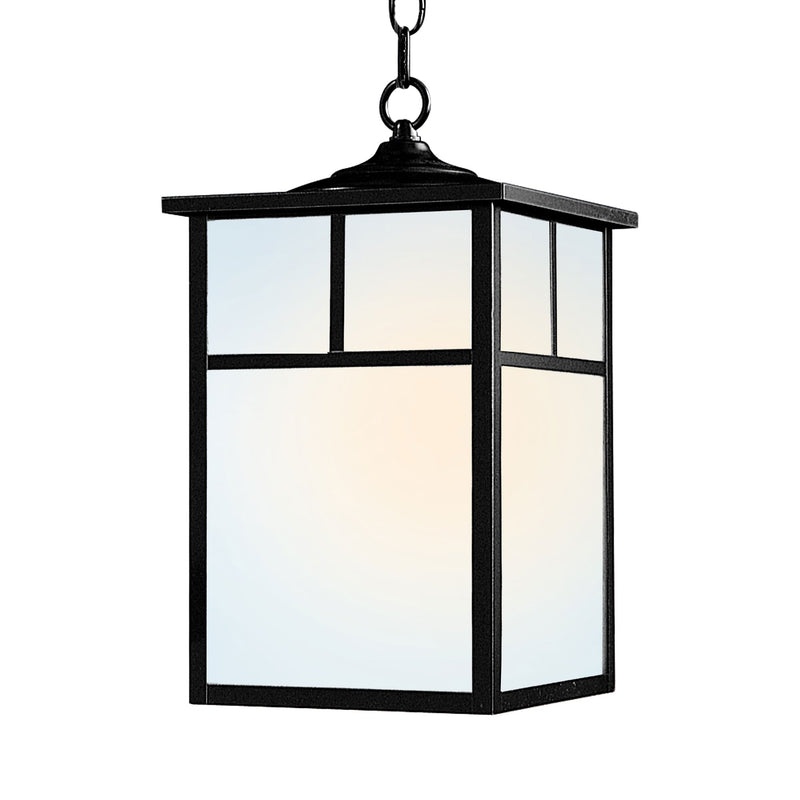 Coldwater 1 Light Outdoor Hanging Lantern in Black