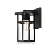 Clyde VX Medium Outdoor Wall Sconce in Black