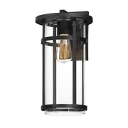 Clyde VX Large Outdoor Wall Sconce in Black