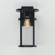 Clyde VX Large Outdoor Wall Sconce in Black