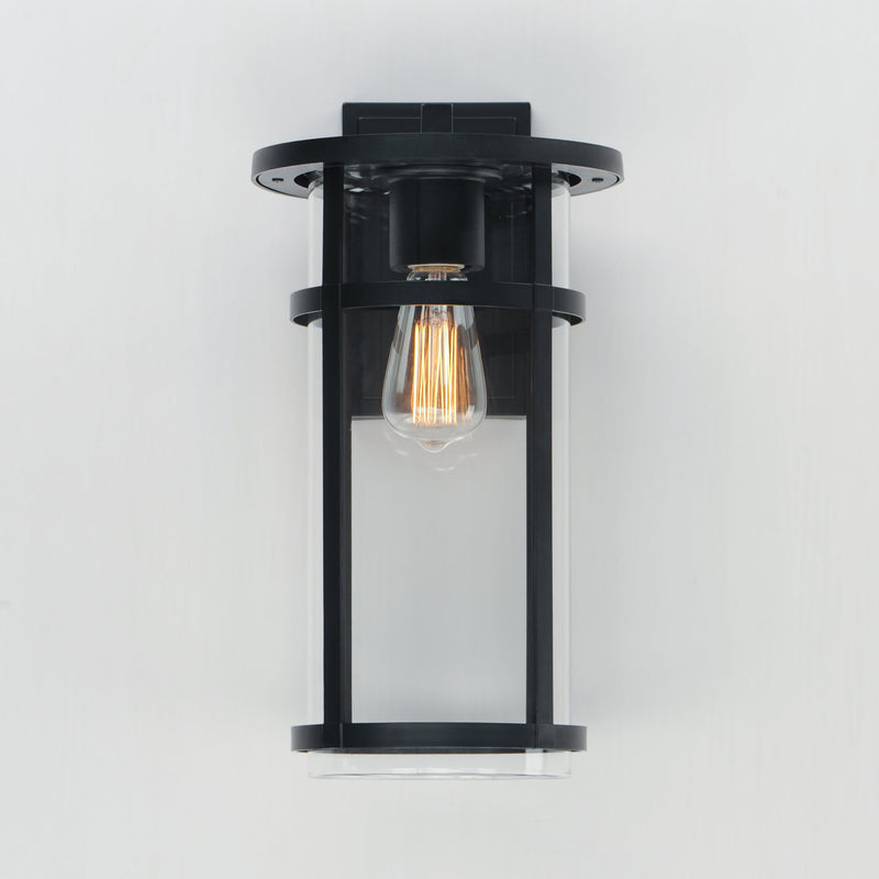 Clyde VX Large Outdoor Wall Sconce in Black