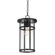 Clyde VX 1 Light Outdoor Pendant in Black