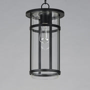 Clyde VX 1 Light Outdoor Pendant in Black