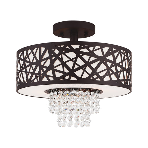 Allendale 2-Light Small Semi-Flush Mount in Bronze