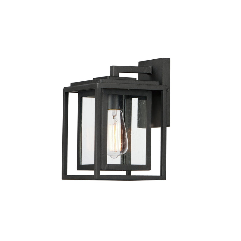 Cabana VX 1 Light Small Outdoor Wall Sconce in Black