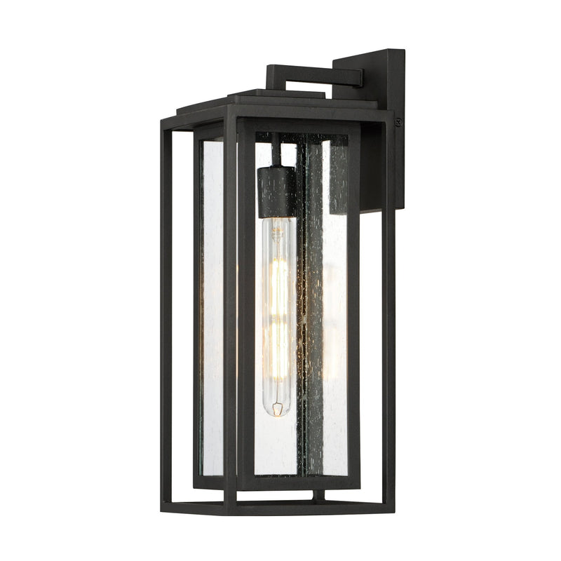 Cabana VX 1 Light Large Outdoor Wall Sconce in Black