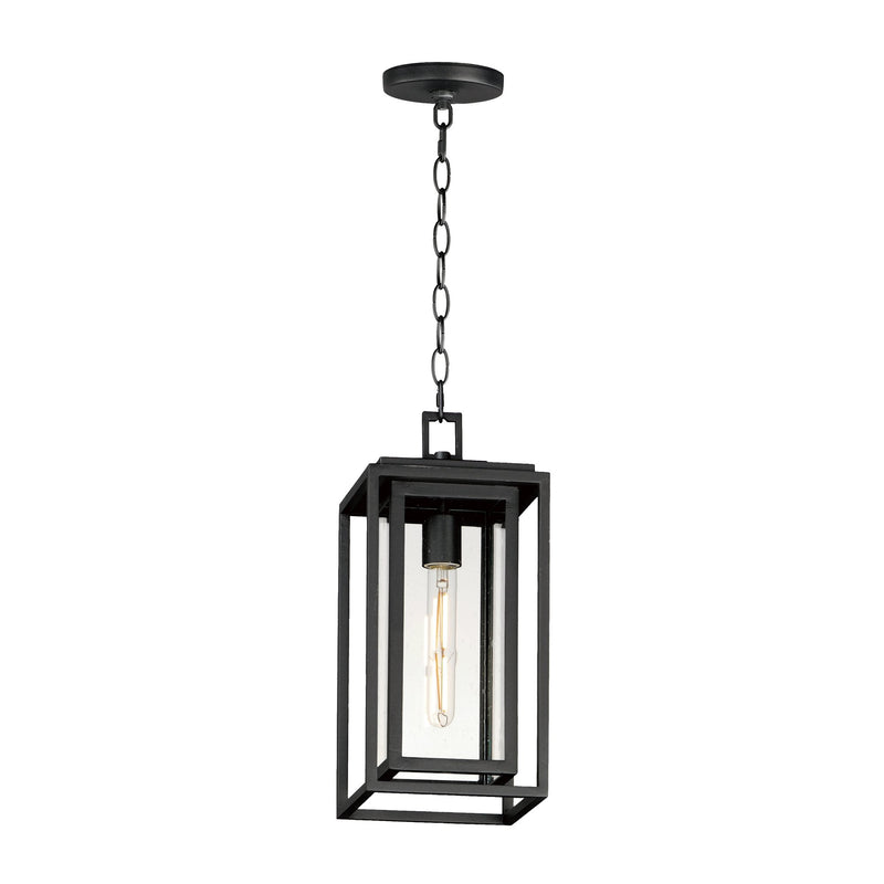 Cabana VX 1 Light Outdoor Pendant in Black
