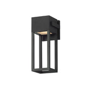 Strand VX 14" Outdoor LED Wall Sconce in Black