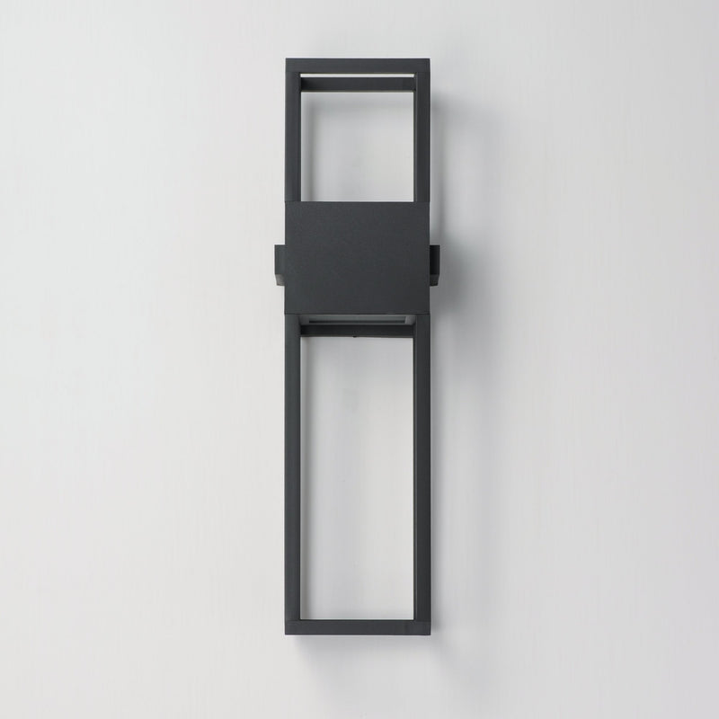 Strand VX 24" Up and Down LED Outdoor Wall Sconce in Black