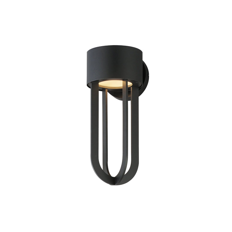 Quayside VX 14" Outdoor LED Wall Sconce in Black