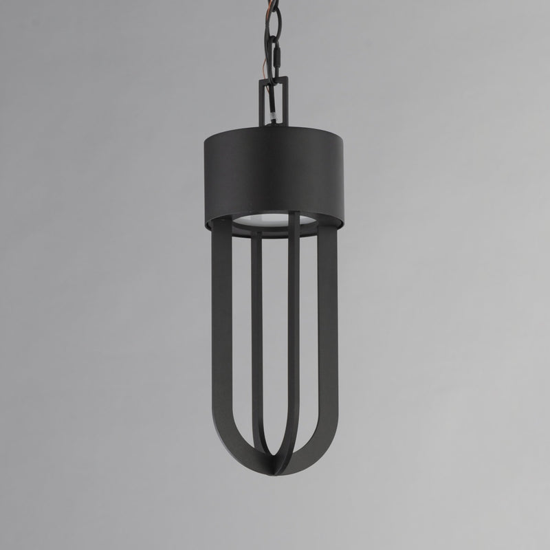 Quayside VX 14" Outdoor LED Pendant in Black