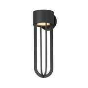 Quayside VX 18" Outdoor LED Wall Sconce in Black