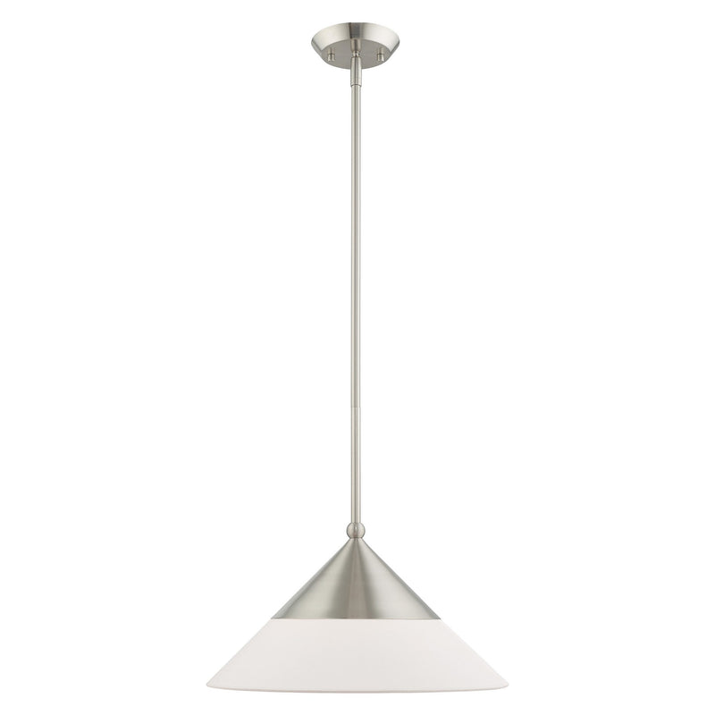 Stockholm 15" Pendant in Brushed Nickel