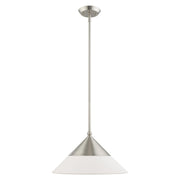 Stockholm 15" Pendant in Brushed Nickel