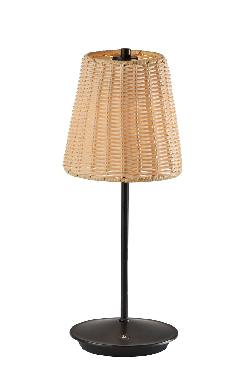 Andy LED Cordless Table Lamp in Black