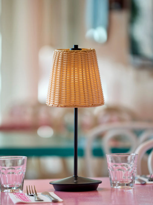 Andy LED Cordless Table Lamp in Black