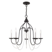 Alessia 5-Light Chandelier in Black