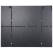 Kye 24" x 30" Rectangular Wall Mirror in Black
