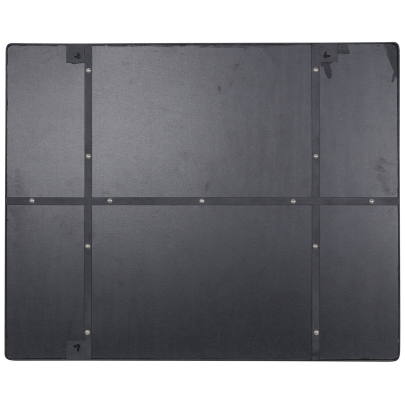 Kye 24" x 30" Rectangular Wall Mirror in Black