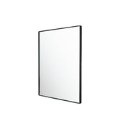 Kye 30" x 30" Square Wall Mirror in Black