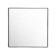 Kye 30" x 30" Square Wall Mirror in Bronze