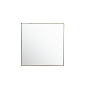 Kye 30" x 30" Square Wall Mirror in Gold