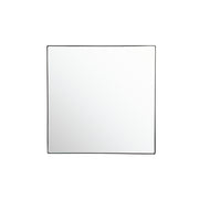 Kye 40" x 40" Square Wall Mirror in Black