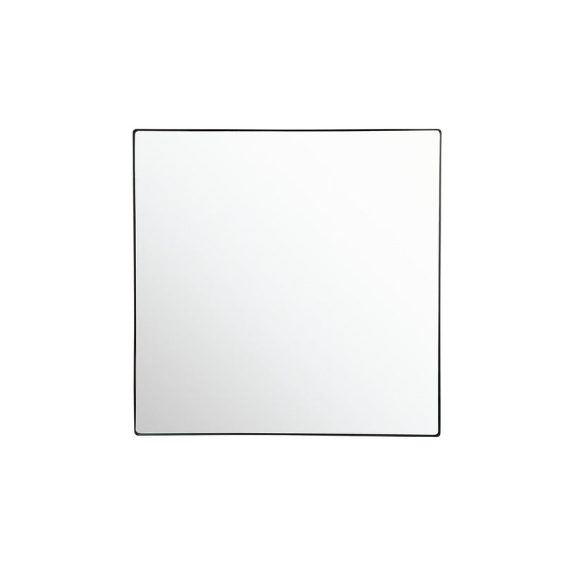 Kye 40" x 40" Square Wall Mirror in Black