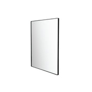 Kye 40" x 40" Square Wall Mirror in Black