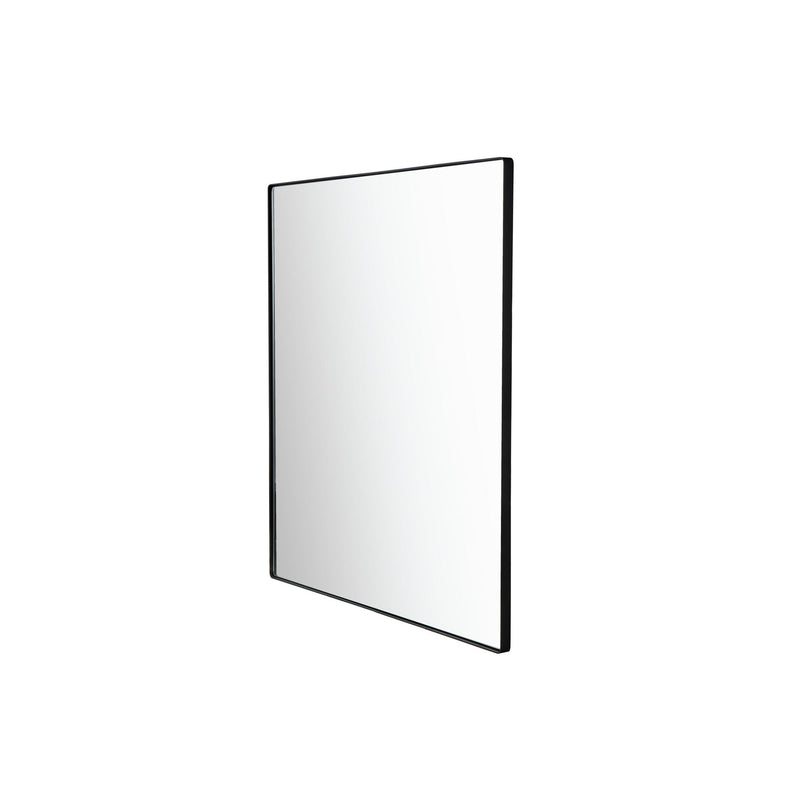 Kye 40" x 40" Square Wall Mirror in Black