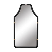 Federal Case 22" x 40" Wall Mirror in Matte Black/French Gold