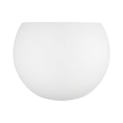 Piedmont ADA Half Moon Wall Sconce in White