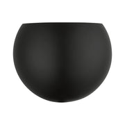 Piedmont ADA Half Moon Wall Sconce in Black