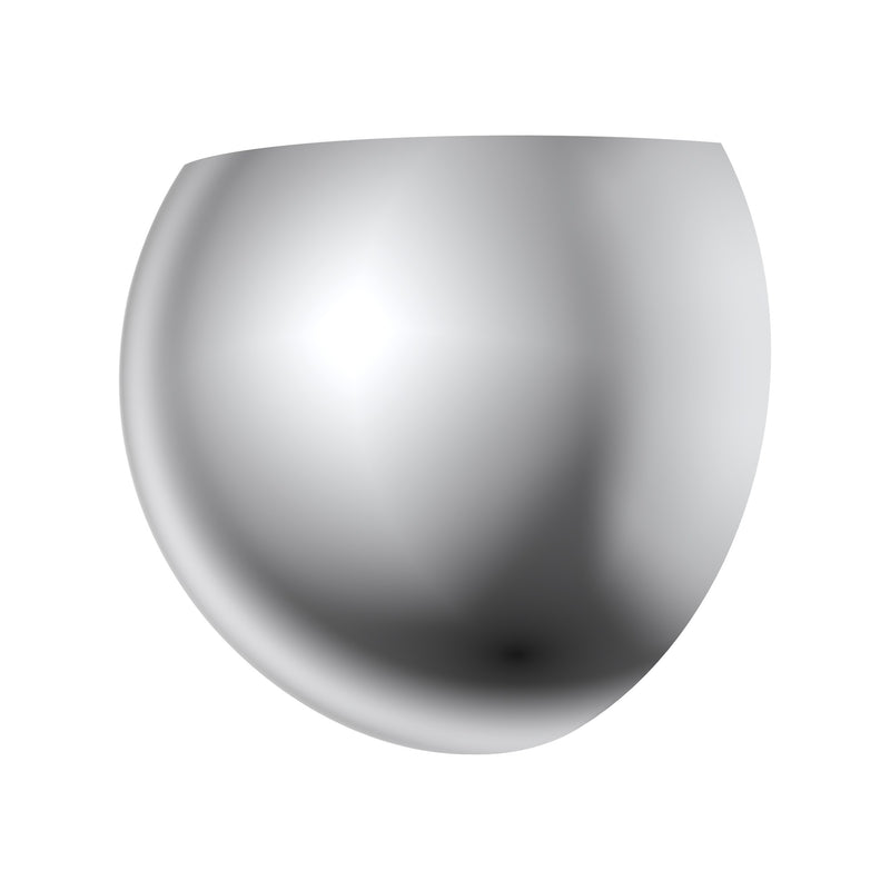 Piedmont ADA Half Moon Wall Sconce in Polished Chrome