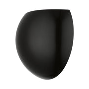 Piedmont ADA Half Moon Wall Sconce in Shiny Black