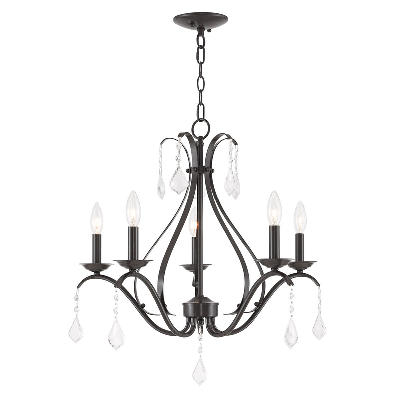 Caterina 5-Light Chandelier in English Bronze
