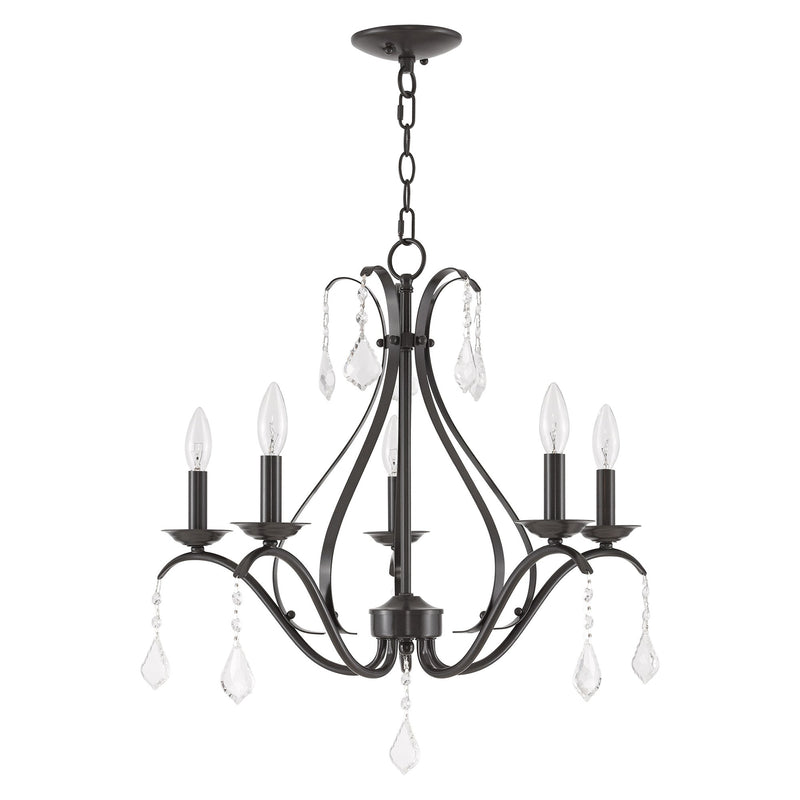 Caterina 5-Light Chandelier in English Bronze