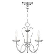 Mirabella 3-Light Mini Chandelier in Polished Chrome