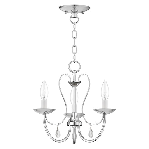 Mirabella 3-Light Mini Chandelier in Polished Chrome