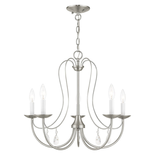 Mirabella 5-Light Chandelier in Brushed Nickel