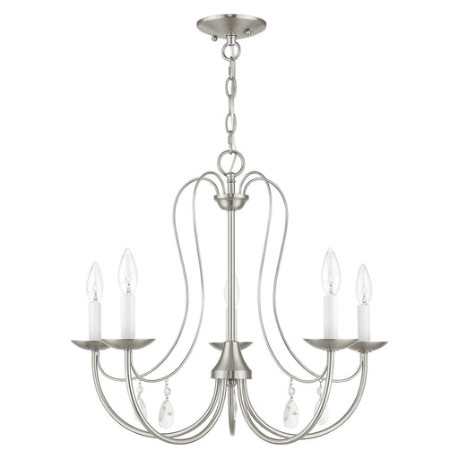 Mirabella 5-Light Chandelier in Brushed Nickel