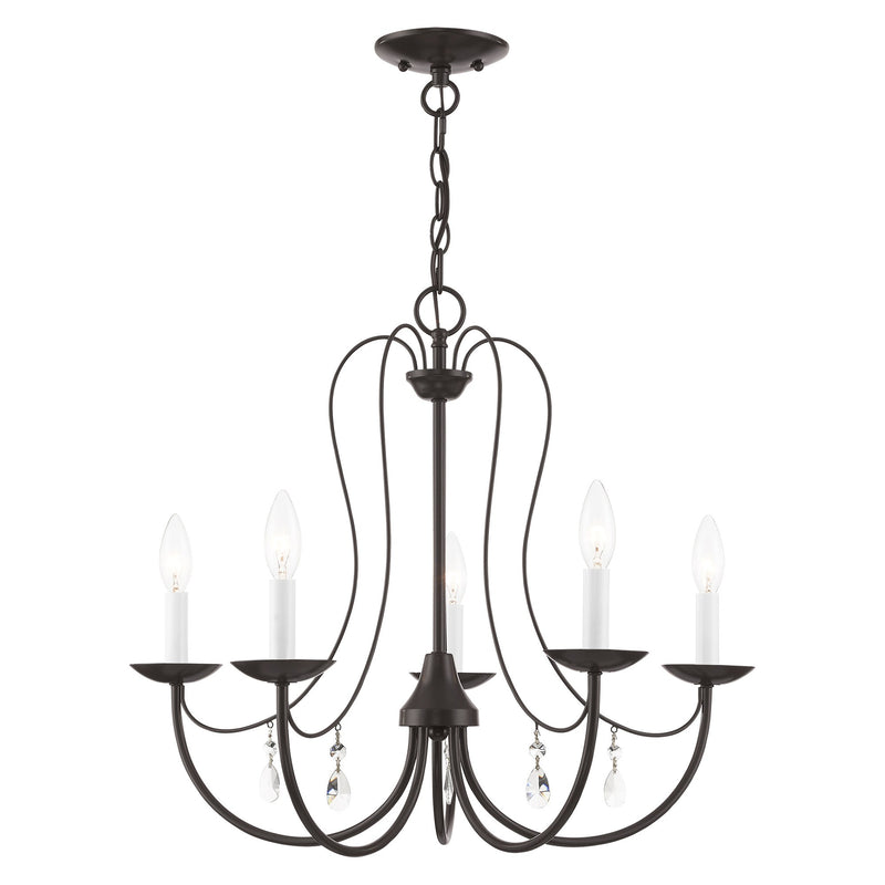 Mirabella 5-Light Chandelier in English Bronze