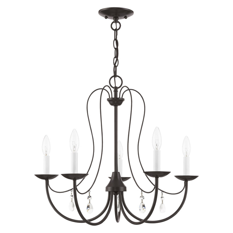 Mirabella 5-Light Chandelier in English Bronze