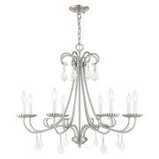 Daphne 8-Light Chandelier in Brushed Nickel