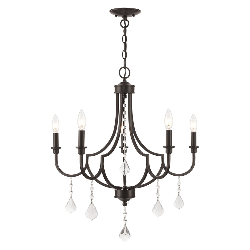 Glendale 5-Light Chandelier in English Bronze