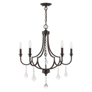 Glendale 5-Light Chandelier in English Bronze