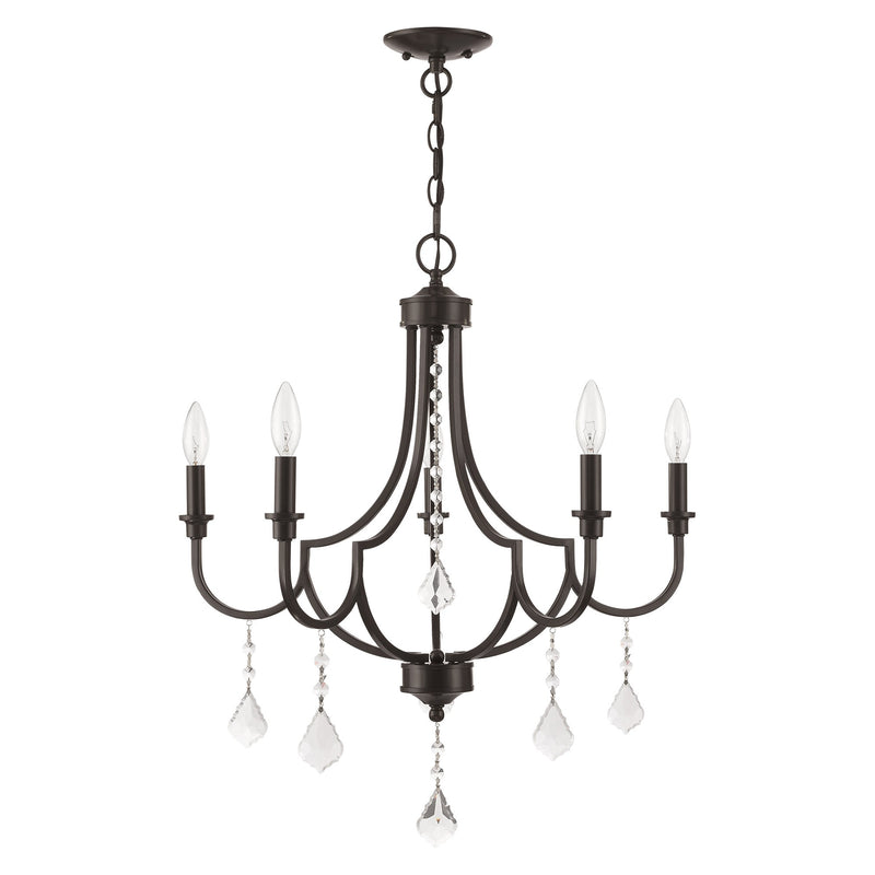 Glendale 5-Light Chandelier in English Bronze