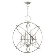 Aria 5-Light Chandelier in Brushed Nickel