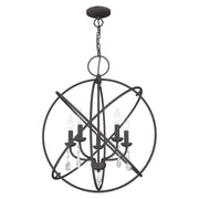 Aria 5-Light Chandelier in English Bronze