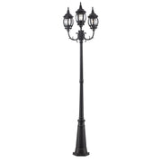 Parkway 3-Light 91.5" Outdoor Post Lantern in Rust